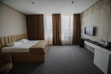 Фото номера Улучшенный двухместный номер с 1 кроватью Отель Sleepers Avia Hotel DME г. Домодедово 11