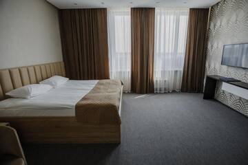 Фото номера Двухместный номер с 1 кроватью Отель Sleepers Avia Hotel DME г. Домодедово 15