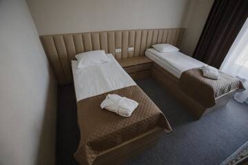 Фото номера Двухместный номер с 2 отдельными кроватями Отель Sleepers Avia Hotel DME г. Домодедово 12