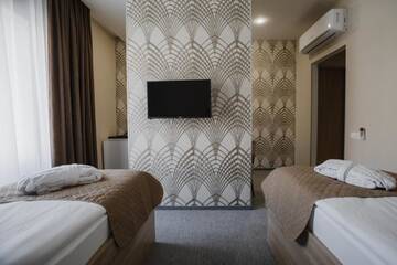 Фото номера Двухместный номер с 2 отдельными кроватями Отель Sleepers Avia Hotel DME г. Домодедово 10